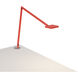 Focaccia 18.25 inch 7.00 watt Matte Fire Red Desk Lamp Portable Light, Grommet Mount